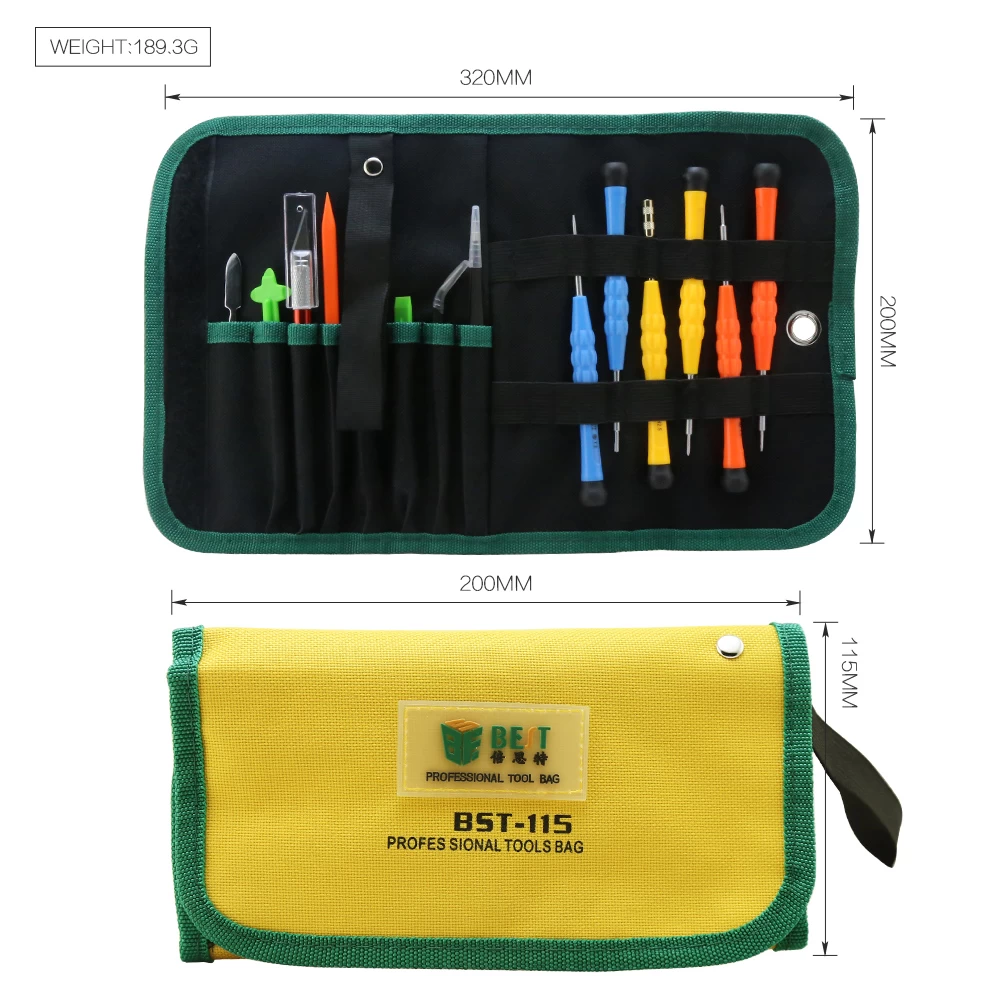KIT HERRAMIENTAS BST 115 ESTUCHE