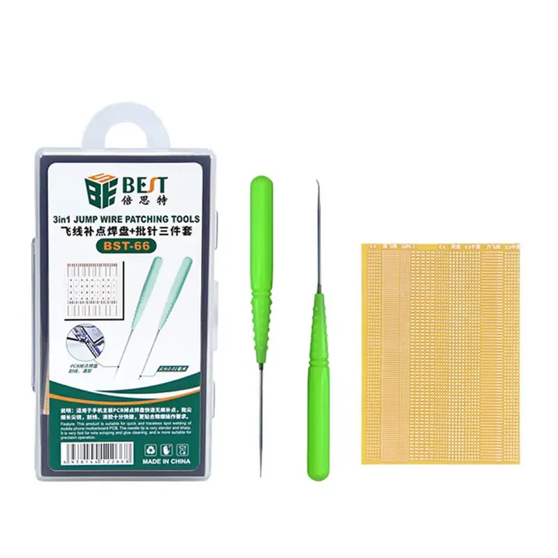 KIT HERRAMIENTAS DE PARCHEO CABLE SALTO BST 66 (3 EN 1 JUMP WIRE PATCHING TOOL )