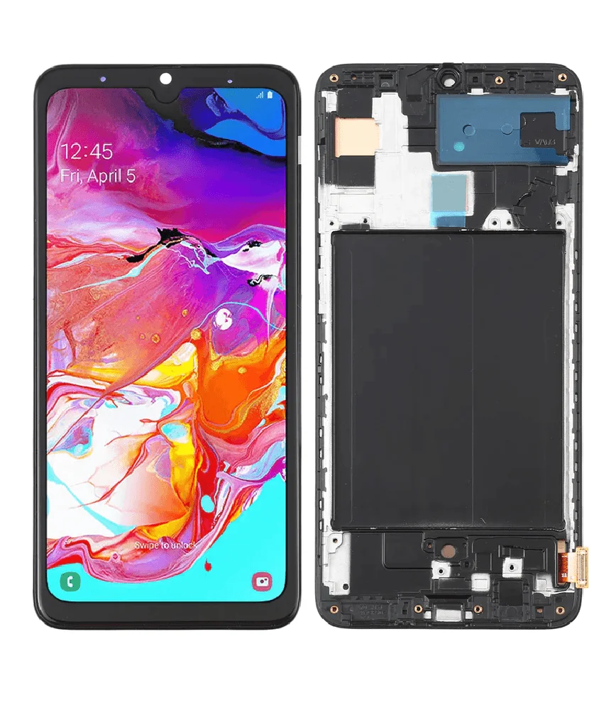 PANTALLA SAMSUNG A70 OLED CM BORDE GRUESO