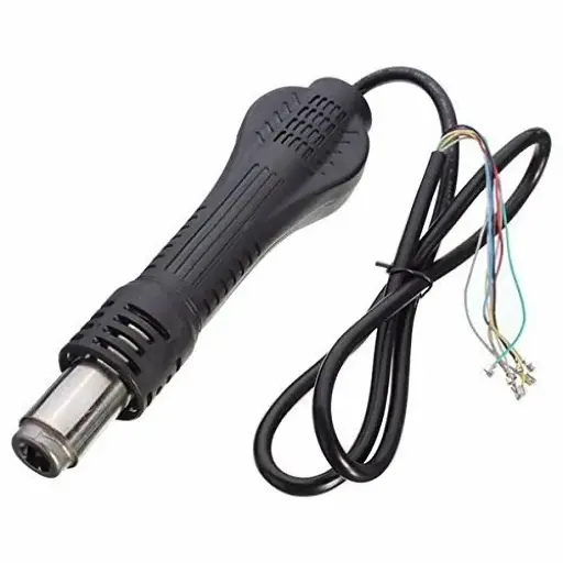 [16797] REPUESTO DE PISTOLA DE CALOR MACHO 8 PUERTOS BK