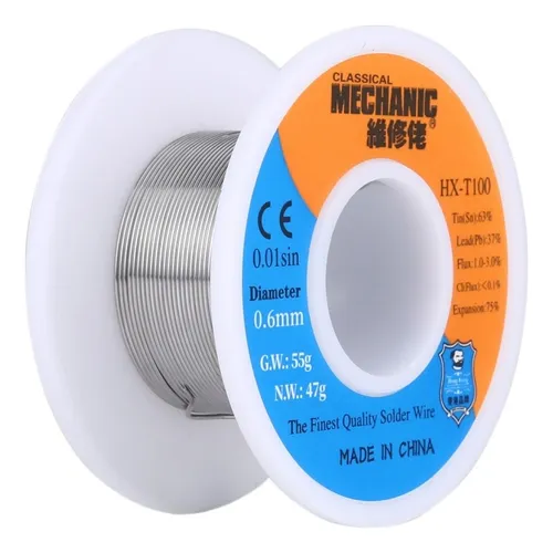 [12278] ESTAÑO EN HILO MECHANIC HX-T100 0.6MM 55gr