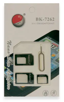 [13739] KIT HERRAMIENTAS ADAPTADOR SIM BK 7262