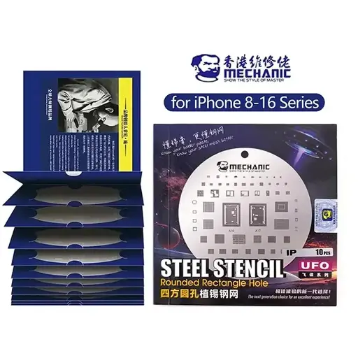 [14260] MC STENCIL UFO SET IPH 8G HASTA 16