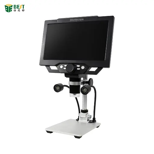 [14758] MICROSCOPIO BST X9 10X-600X CON BATERÍA